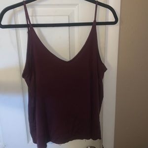 Flowy Low-back Purple Tank